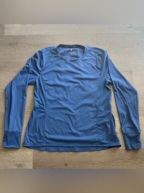 Spyder Deep Blue Long-Sleeve Athletic Crew Top | XL